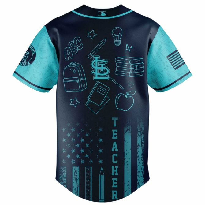 Cardinals Teacher Appreciation Jersey – Perfect Gift For Educators! - Image 3