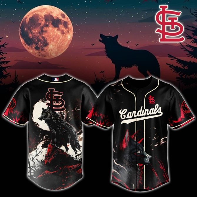 Limited Edition Cardinals Wolf Moon Jersey - Stylish & Unique Fan Apparel