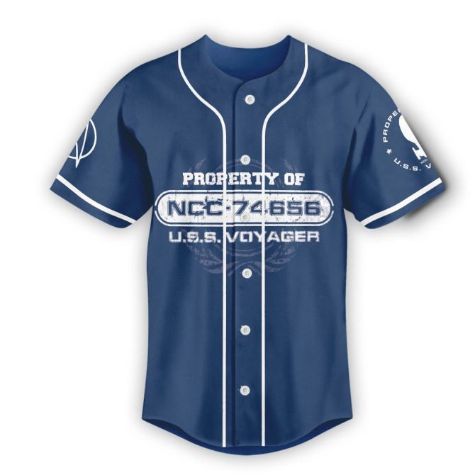Custom Star Trek U.S.S. Voyager Jersey – Personalize Name & Number, Perfect Gift For Fans - Image 4