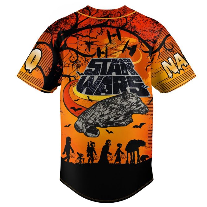 Custom Star Wars Tatooine Baseball Jersey - Personalize Name & Number - Unique Sci-Fi Fan Gift - Image 3