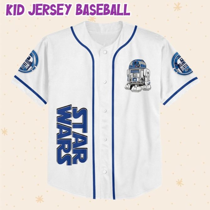 Custom Star Wars Baseball Jersey - Kid/Youth/Adult Sizes - Personalize With Name & Number - Image 3