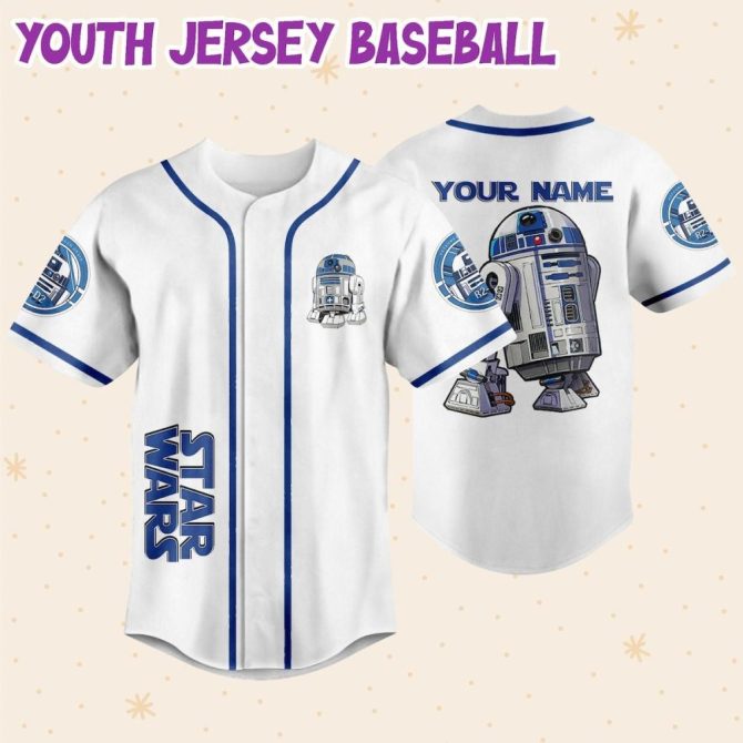 Custom Star Wars Baseball Jersey - Kid/Youth/Adult Sizes - Personalize With Name & Number - Image 6