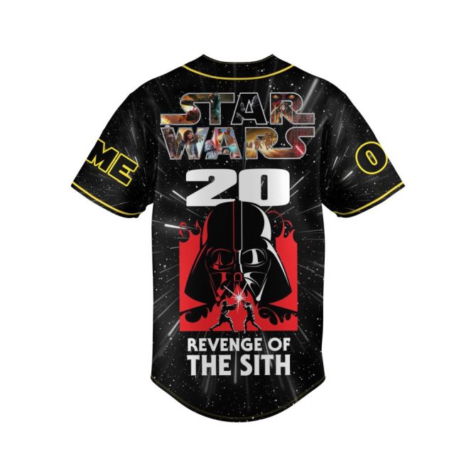 Custom Star Wars Jersey - Revenge Of The Sith Design , Add Your Name & Number! - Image 3