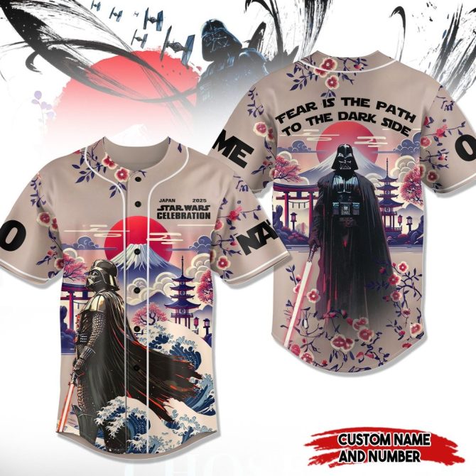 Custom Star Wars Celebration Jersey - Darth Vader Design, Limited Edition 2025 - Personalize With Your Name!