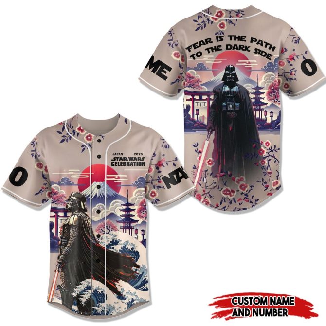 Custom Star Wars Celebration Jersey - Darth Vader Design, Limited Edition 2025 - Personalize With Your Name! - Image 4