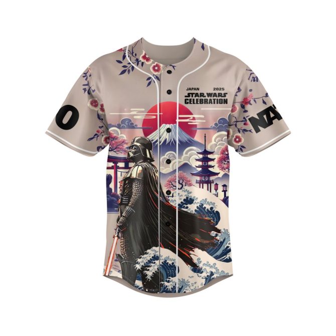 Custom Star Wars Celebration Jersey - Darth Vader Design, Limited Edition 2025 - Personalize With Your Name! - Image 2