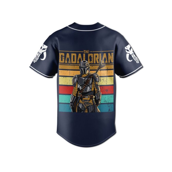 Custom 'Dadlorian' Baseball Jersey - Personalized Kids' Names - Perfect Gift For Star Fans! - Image 3