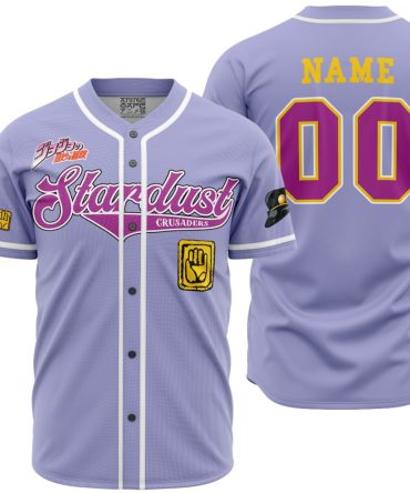 Custom Stardust Crusaders Baseball Jersey - Personalized Anime Fan Gear