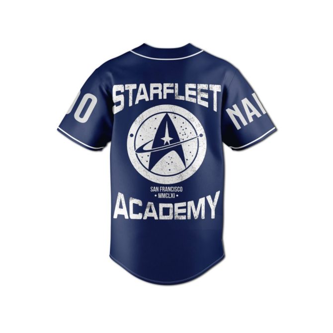 Custom Starfleet Academy Jersey - Personalized Name & Number - Sci-Fi Fan Gift - Image 6