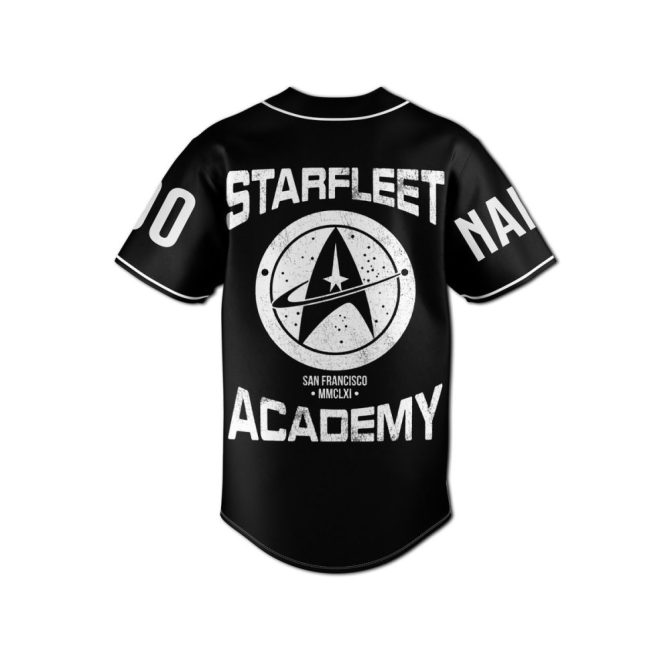 Custom Starfleet Academy Jersey - Personalized Name & Number - Sci-Fi Fan Gift - Image 3