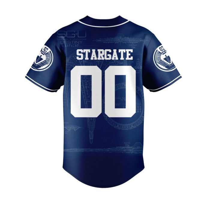 Custom Stargate Sgc Baseball Jersey - Personalize Name & Number - Perfect Gift! - Image 2