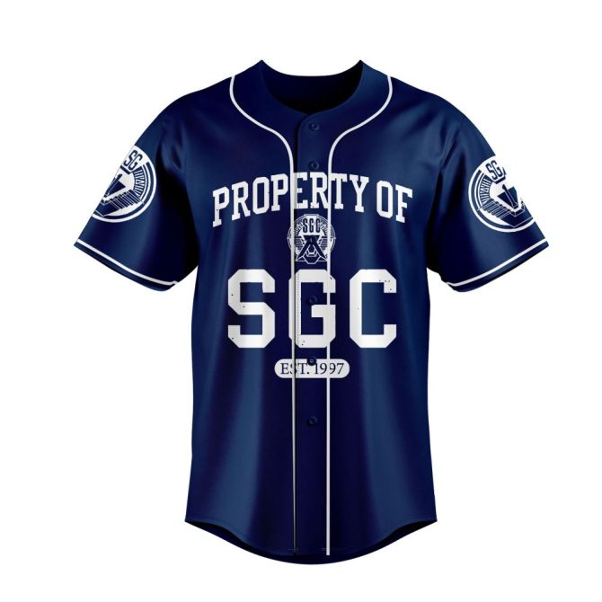 Custom Stargate Sgc Baseball Jersey - Personalize Name & Number - Perfect Gift! - Image 3