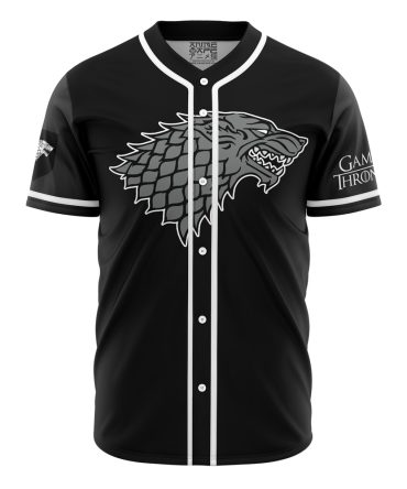 Game Of Thrones Stark Baseball Jersey - Premium Black Fan Apparel For Men & Women