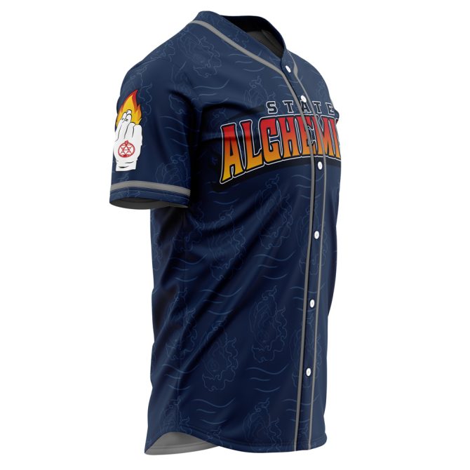 Anime-Inspired State Alchemists Baseball Jersey – Unique Design & Comfortable Fit - Image 2