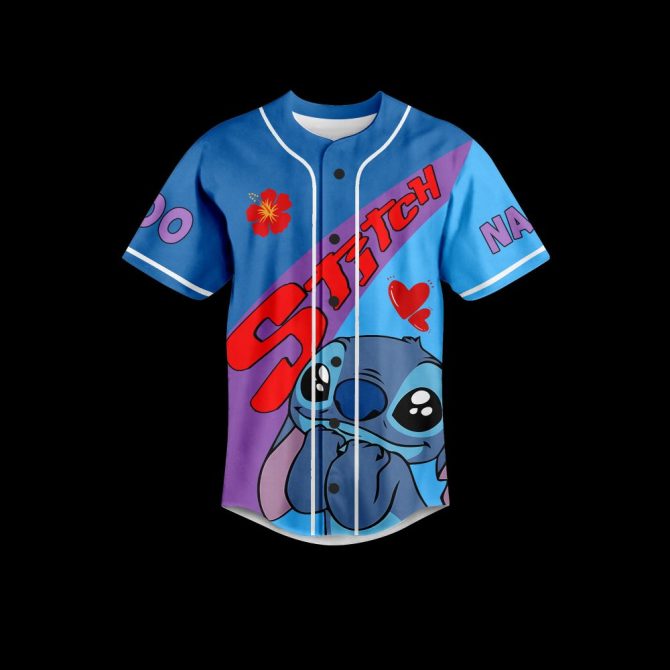 Custom Stitch Baseball Jersey - Personalized Name & Number, Spirit Animal Design - Image 2