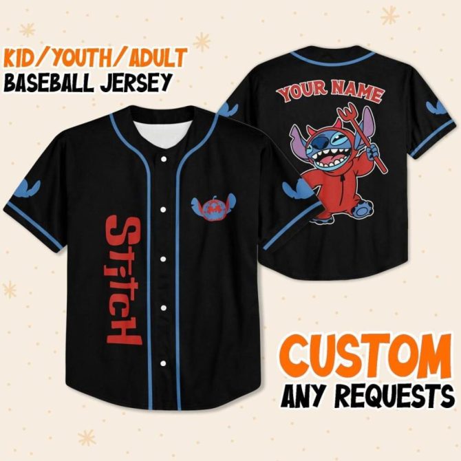 Custom Stitch Baseball Jersey - Personalized For Kids, Youth & Adults - Unique Design! - Image 2