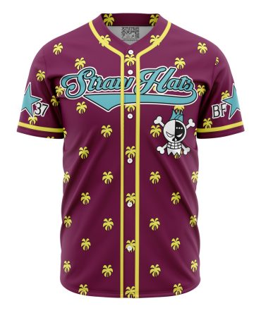 Anime-Inspired 'Straw Hats' Baseball Jersey - Vibrant Design, Perfect Gift For Fans!