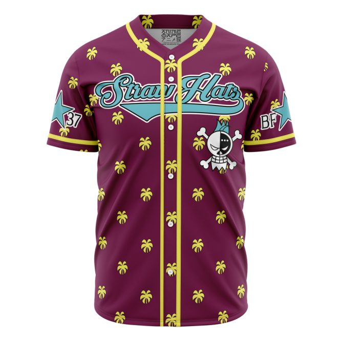 Anime-Inspired 'Straw Hats' Baseball Jersey - Vibrant Design, Perfect Gift For Fans!