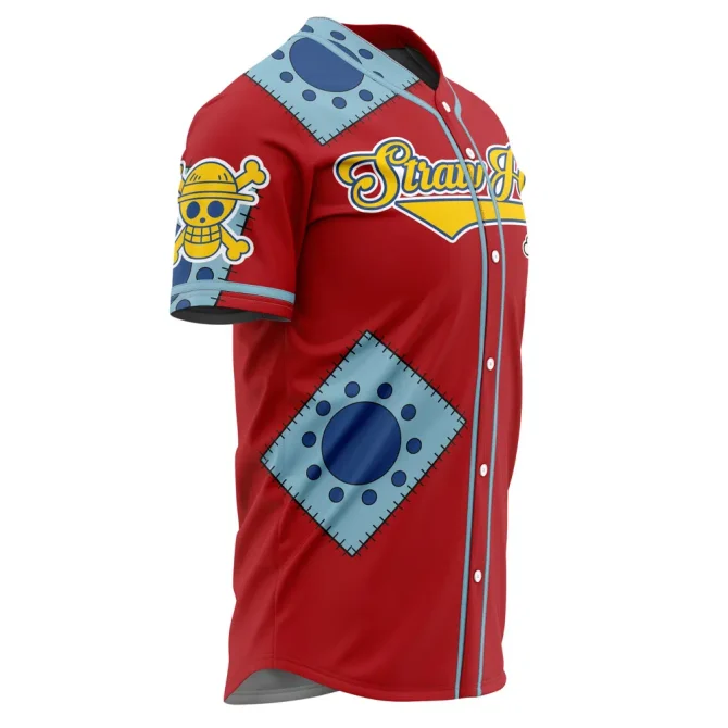 Anime Straw Hat Pirate Baseball Jersey - Cool One Piece Fan Apparel - Image 2