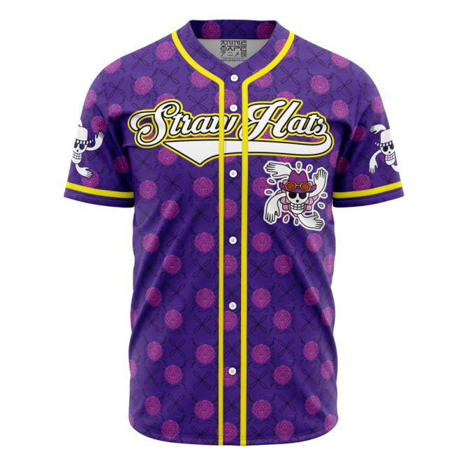 Purple Anime-Themed Baseball Jersey – Vibrant, Stylish, And Perfect For Fans!