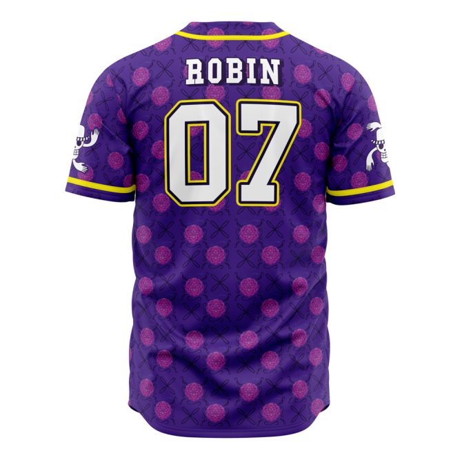 Purple Anime-Themed Baseball Jersey – Vibrant, Stylish, And Perfect For Fans! - Image 3