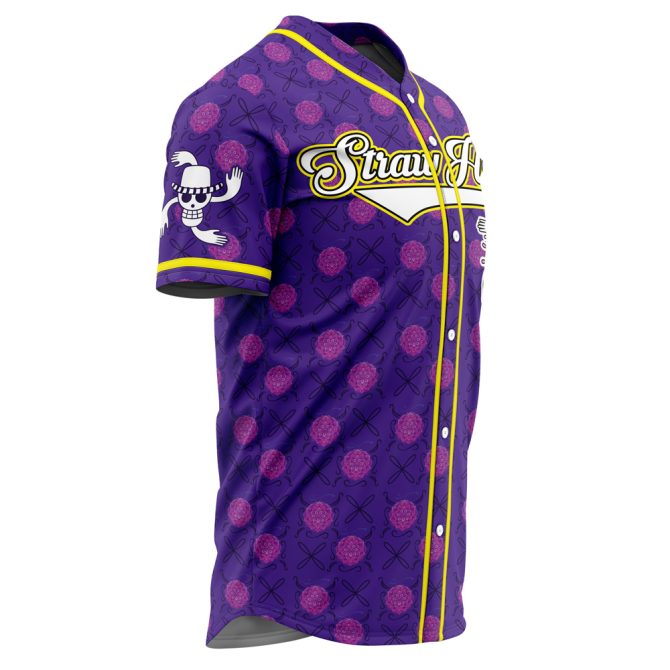Purple Anime-Themed Baseball Jersey – Vibrant, Stylish, And Perfect For Fans! - Image 2