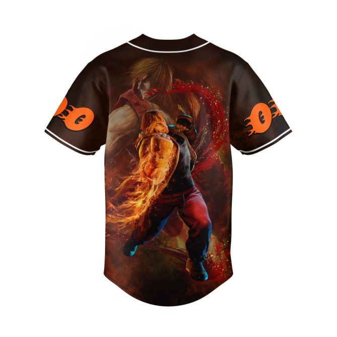 Custom Street Fighter Baseball Jersey – Personalized Name & Number – Men'S S-3Xl - Image 3