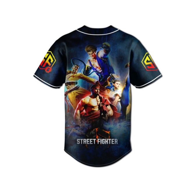 Custom Street Fighter Jersey – Personalized Game Fan Apparel For Gamers - Image 3