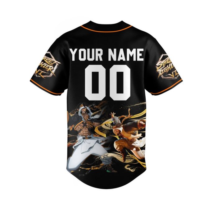 Custom Street Fighter Jersey - Add Your Name & Number - Perfect Gift For Gamers! - Image 3