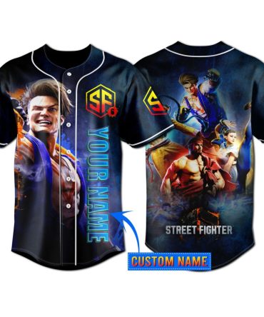 Custom Street Fighter Jersey – Personalized Game Fan Apparel For Gamers