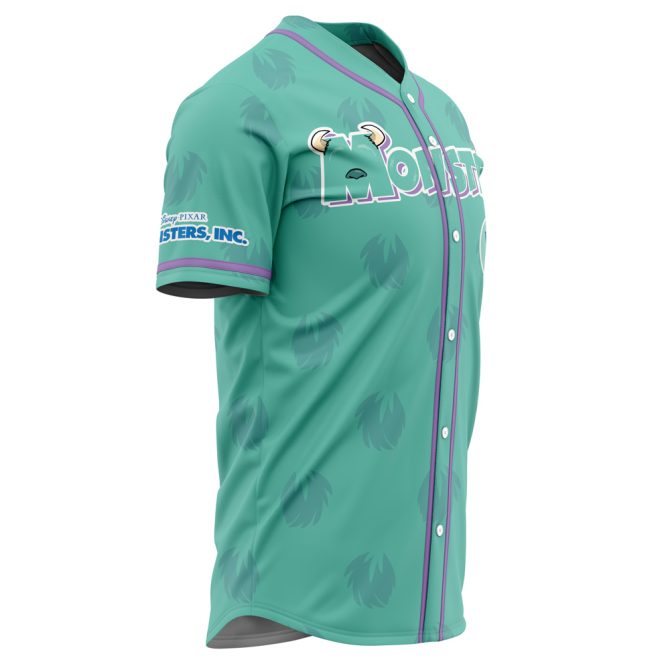Monsters Inc Baseball Jersey - Stylish Green Unisex Sports Shirt For Fans - Image 2