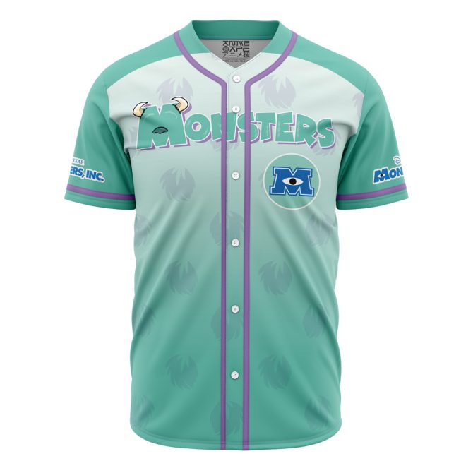 Monsters Inc. Baseball Jersey - Stylish Mike & Sulley Design, Unisex, Limited Edition