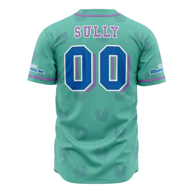 Monsters Inc Baseball Jersey - Stylish Green Unisex Sports Shirt For Fans - Image 3