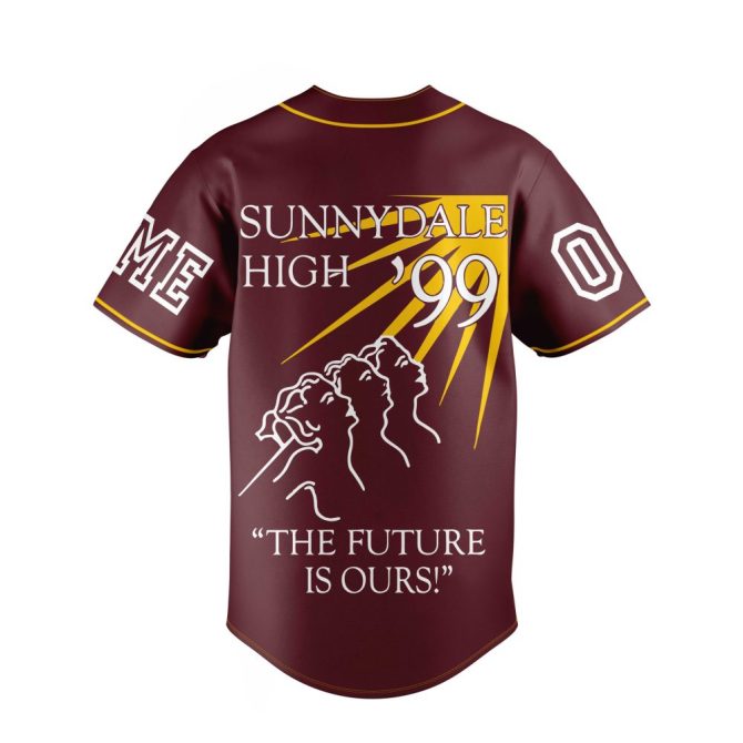 Custom Sunnydate High School Baseball Jersey - Personalize Name & Number - Image 3