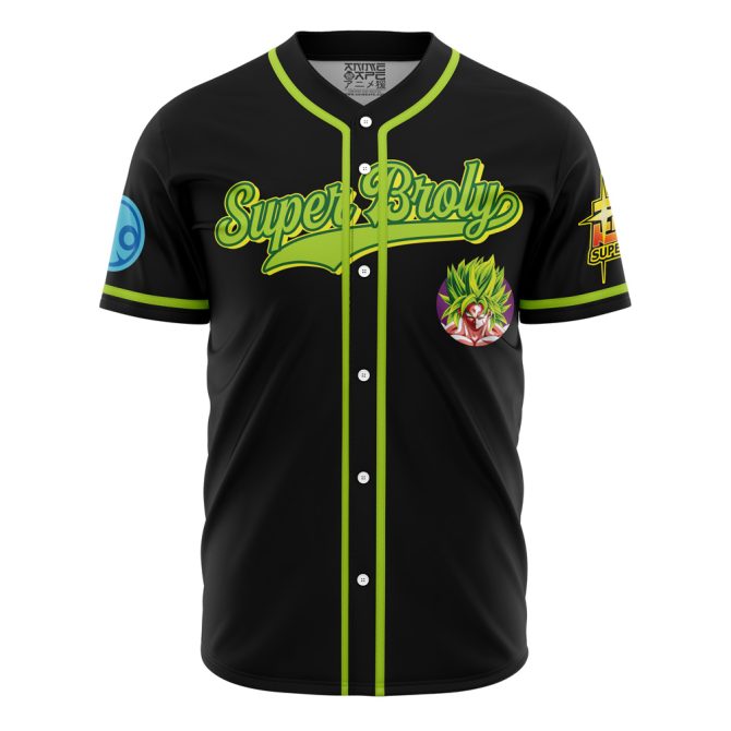 Custom Super Broly Baseball Jersey – Anime Fan Personalized Shirt - Image 2