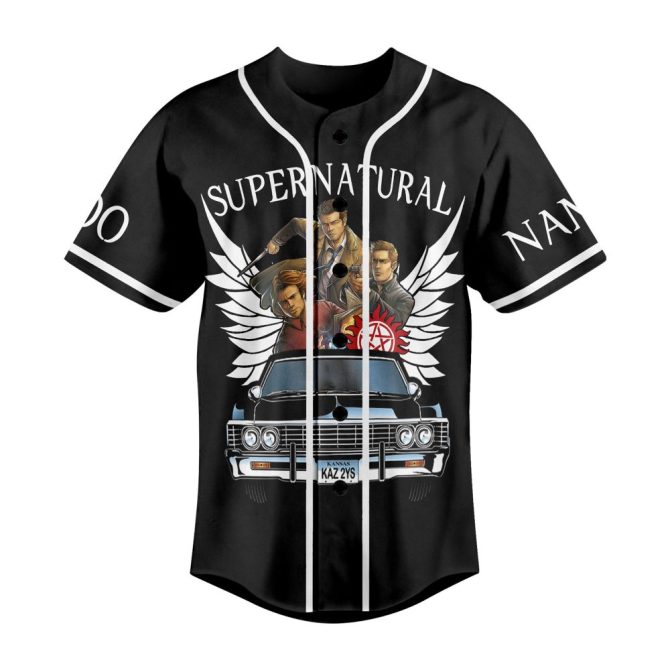 Supernatural Custom Jersey - Personalize With Name & Number, Join The Hunt! - Image 2