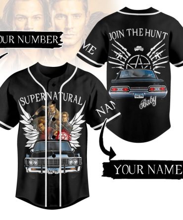 Supernatural Custom Jersey - Personalize With Name & Number, Join The Hunt!