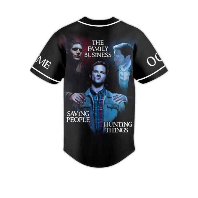 Custom Supernatural Jersey - Personalize Name & Number - Unique Fan Gift! - Image 3