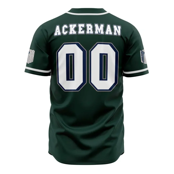Stylish Survey Corps Baseball Jersey - Anime-Inspired Unisex Sportswear - Image 2