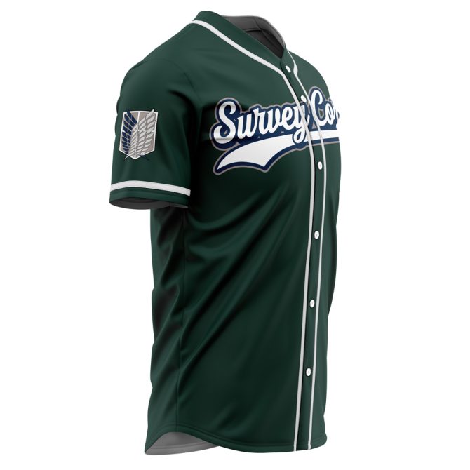 Custom Survey Corps Baseball Jersey - Personalized Anime Fan Gift - Image 4