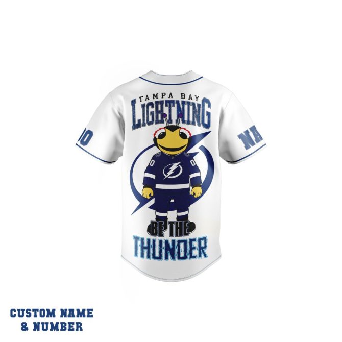 Custom Tampa Bay Lightning Hockey Jersey - Personalize Name & Number - Be The Thunder! - Image 3