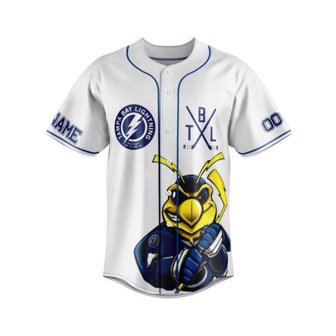 Custom Tampa Bay Lightning Jersey - Personalized Name & Number - Be The Thunder! - Image 2