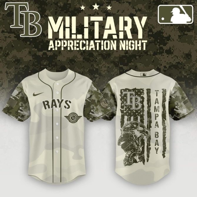 Exclusive Tampa Bay Rays Military Appreciation Camo Jersey - Support & Style Combined!