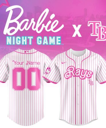 Customize Your Barbie Night Game Jersey – Pink Rays Edition With Name & Number