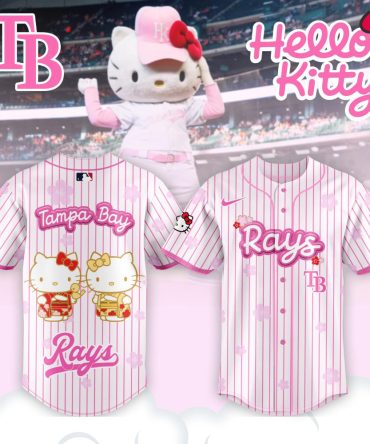 Hello Kitty X Tampa Bay Rays Limited Edition Pink Jersey – Cute & Stylish Fan Gear!