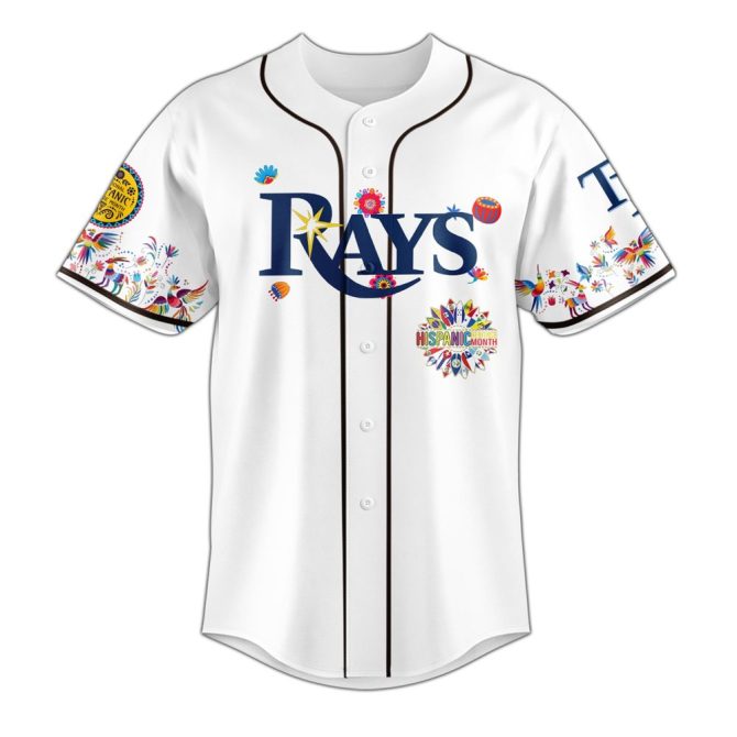 Celebrate Hispanic Heritage: Exclusive Tb Rays Jersey – Vibrant Design, Limited Edition! - Image 2