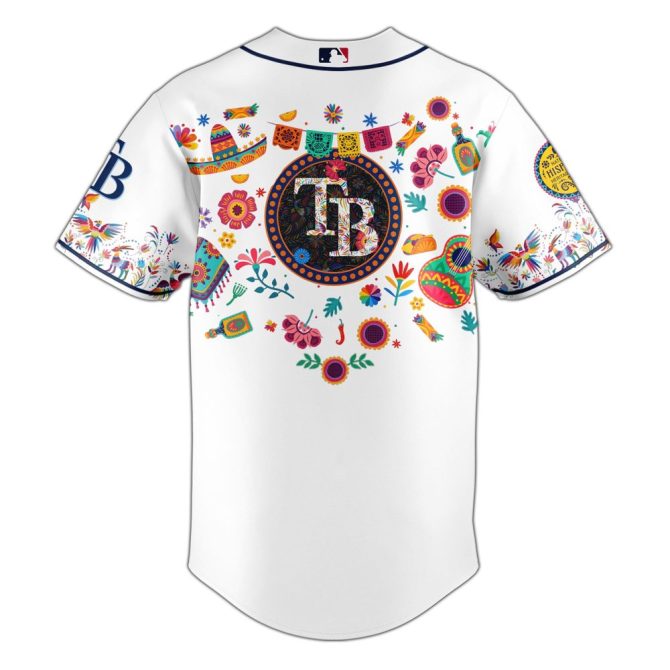 Celebrate Hispanic Heritage: Exclusive Tb Rays Jersey – Vibrant Design, Limited Edition! - Image 3