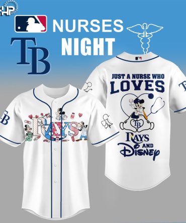 Celebrate Nurses Night With Disney & Rays Baseball Jersey – Perfect Gift For Fans!