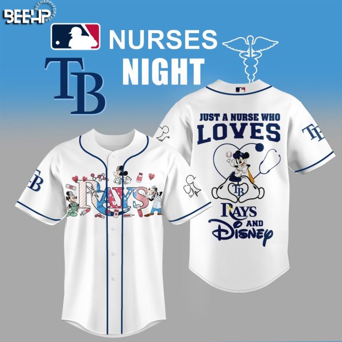 Celebrate Nurses Night With Disney & Rays Baseball Jersey – Perfect Gift For Fans!