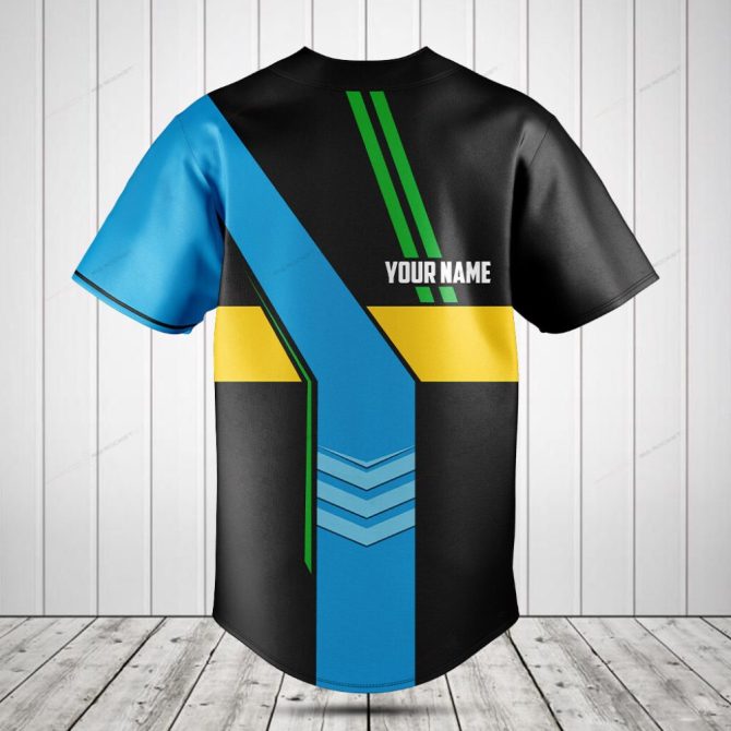 Customizable Tanzania Flag Baseball Jersey – Personalized Sportswear For Fans - Image 2
